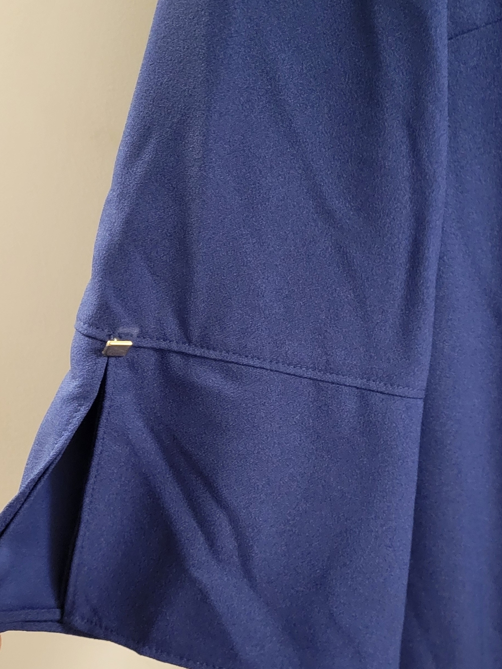 Banana Republic Deep Navy Long Sleeve Sheeth Dress Size 18(but Small) - Picture 3 of 4